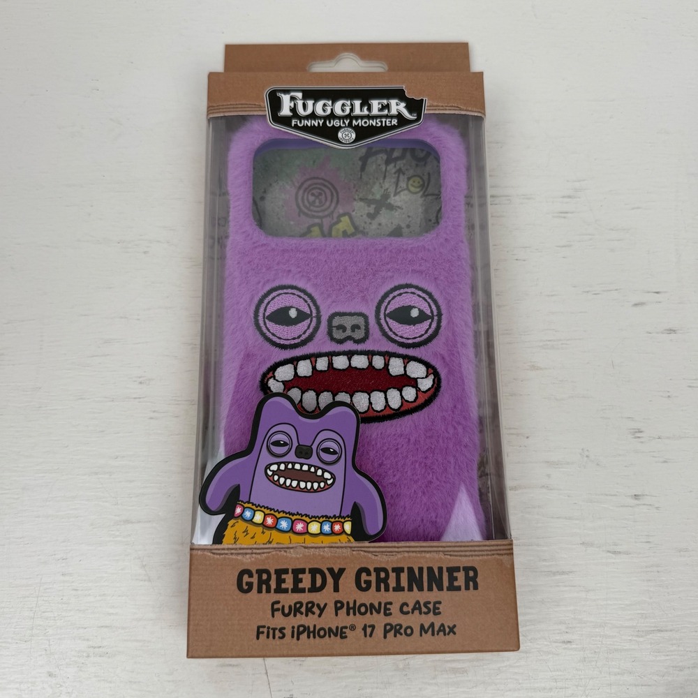 Fuggler Greedy Grinner Furry Phone Case Purple iPhone 17 Pro Max Monster New
